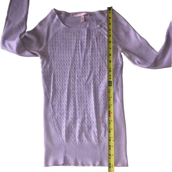Victorias Secret Lilac Ribbed Textured Sweater Size XS/TP - Picture 5 of 16